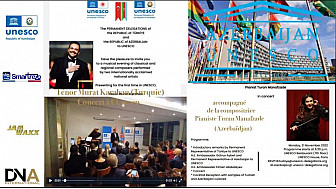 Tv Locale Paris - Ténor Murat Karahan (Turquie) concert à l'Unesco accompagné de la compositrice Pianiste Turan Manafzade (Azerbaïdjan)